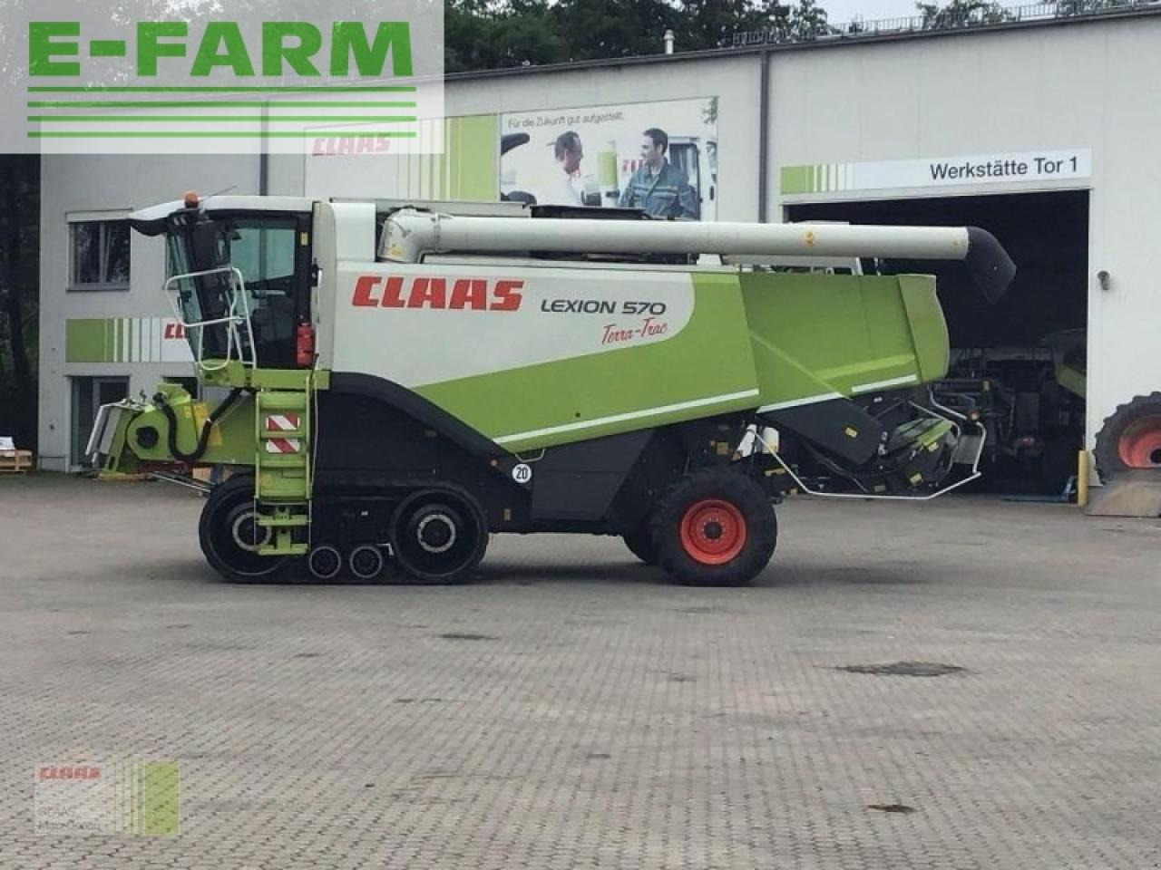 CLAAS lexion 570tt mit v750+tw - Combine harvester: picture 1 CLAAS lexion 570tt mit v750+tw - Combine harvester: picture 1