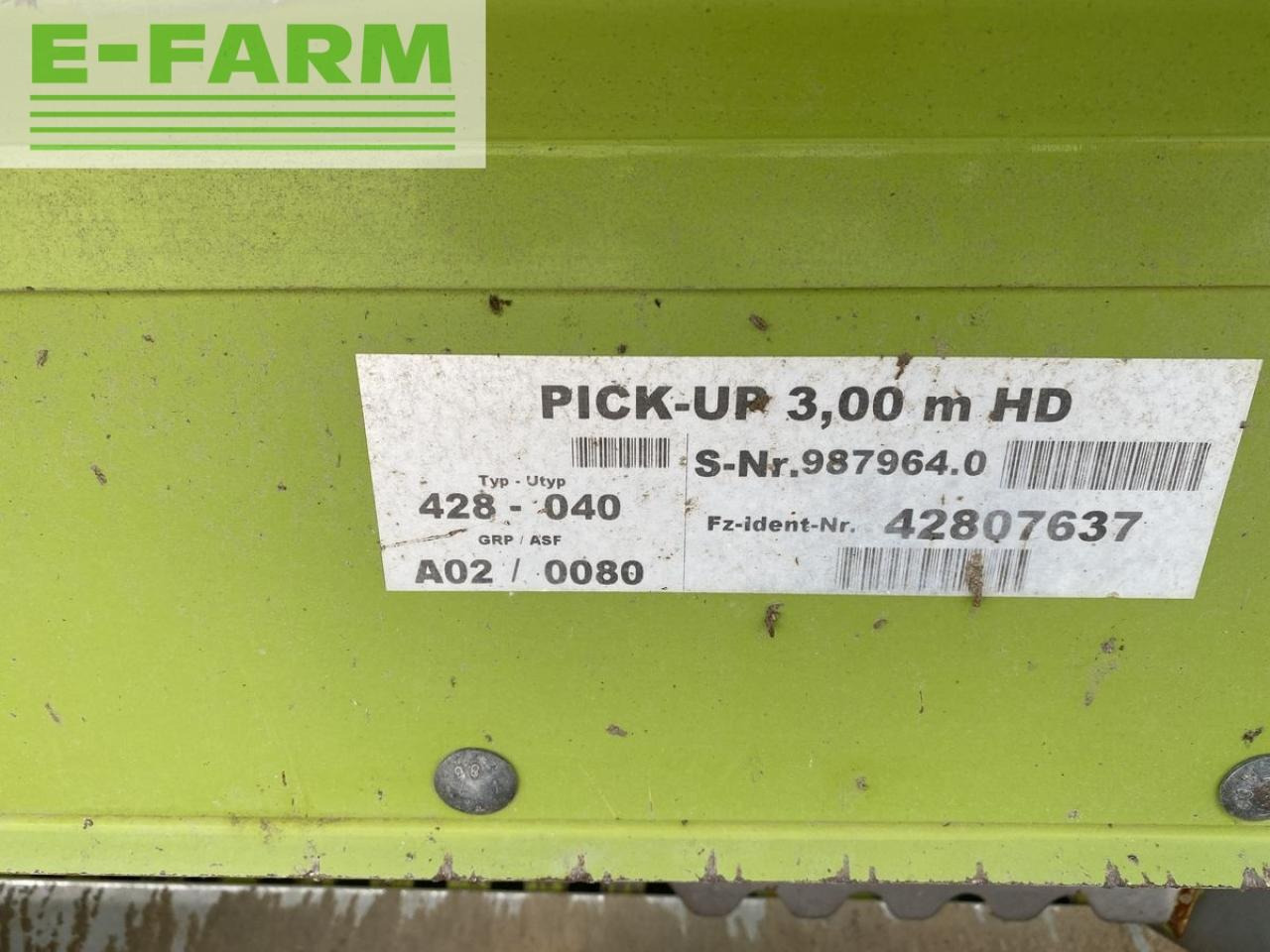 CLAAS pu 300 hd - Forage harvester attachment: picture 5 CLAAS pu 300 hd - Forage harvester attachment: picture 5