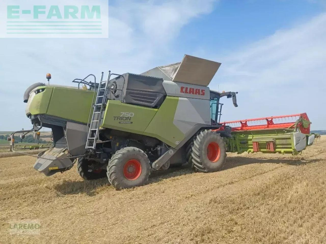 CLAAS trion 750 montana + v 770 - Combine harvester: picture 3 CLAAS trion 750 montana + v 770 - Combine harvester: picture 3
