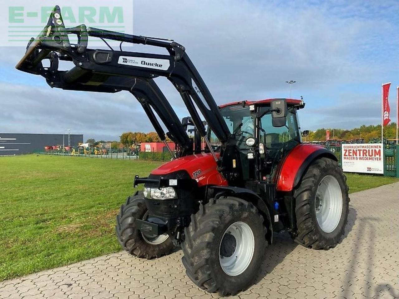 Case-IH luxxum 120 mit alö lader - Farm tractor: picture 1 Case-IH luxxum 120 mit alö lader - Farm tractor: picture 1