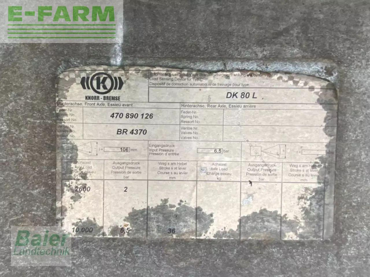 Demmler dk80l - Farm tipping trailer/ Dumper: picture 5 Demmler dk80l - Farm tipping trailer/ Dumper: picture 5