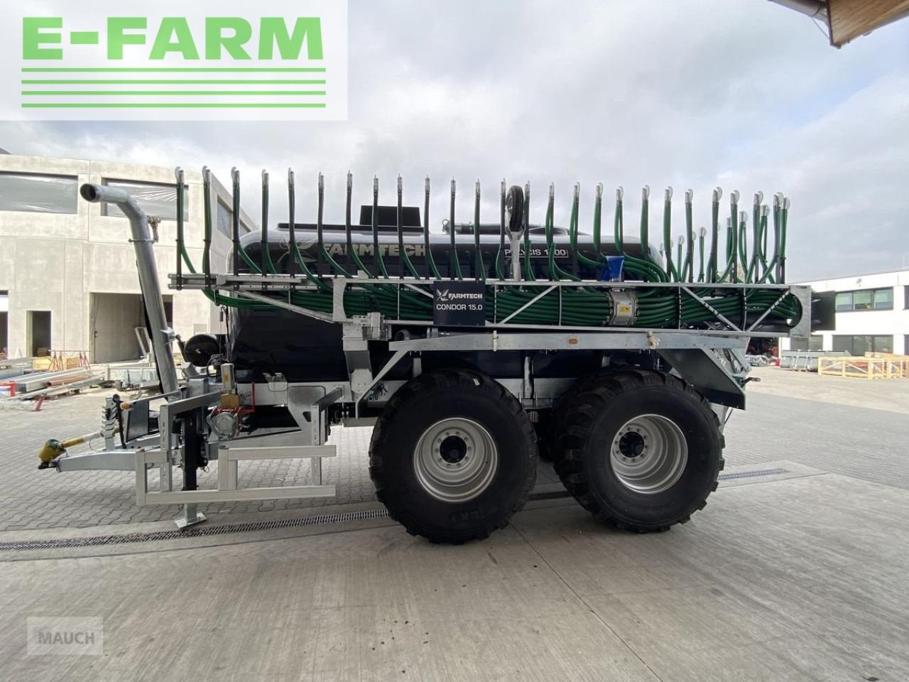 Farmtech polycis 1400 + schleppschuhverteiler condor 15.0 - Slurry tanker: picture 4 Farmtech polycis 1400 + schleppschuhverteiler condor 15.0 - Slurry tanker: picture 4
