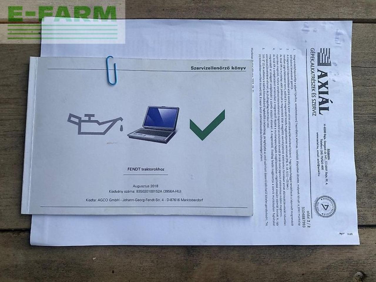 Farm tractor Fendt 826 vario profi plus ProfiPlus: picture 37 Farm tractor Fendt 826 vario profi plus ProfiPlus: picture 37