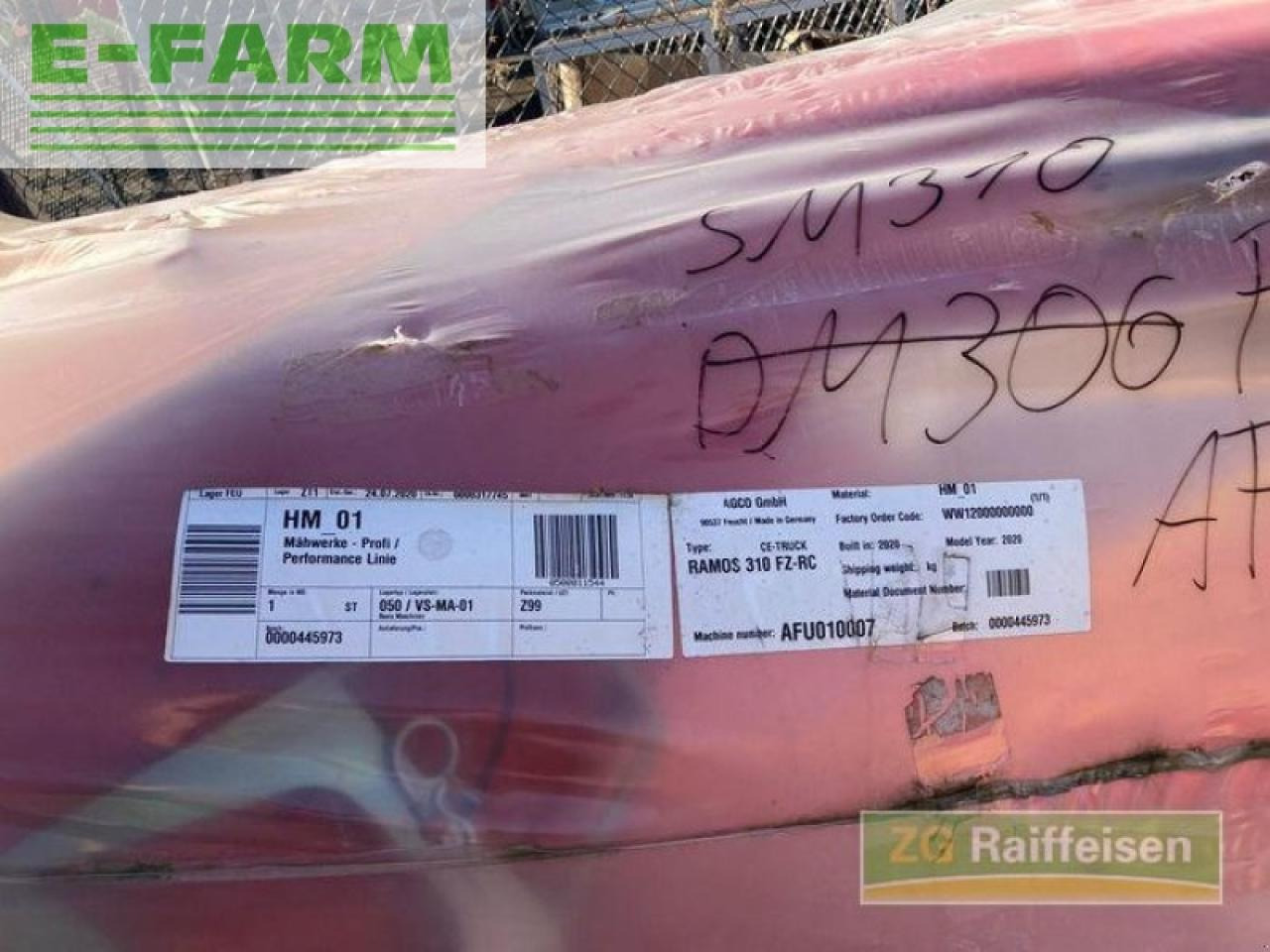 Fendt ramos 310 fz-rc - Mower: picture 5 Fendt ramos 310 fz-rc - Mower: picture 5