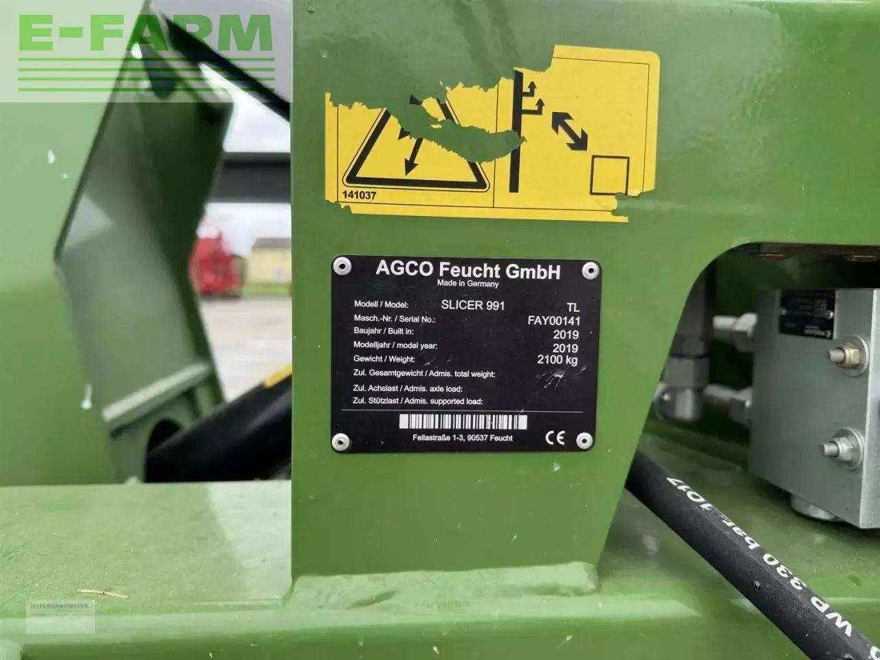 Fendt slicer 991 tl - Mower: picture 4 Fendt slicer 991 tl - Mower: picture 4