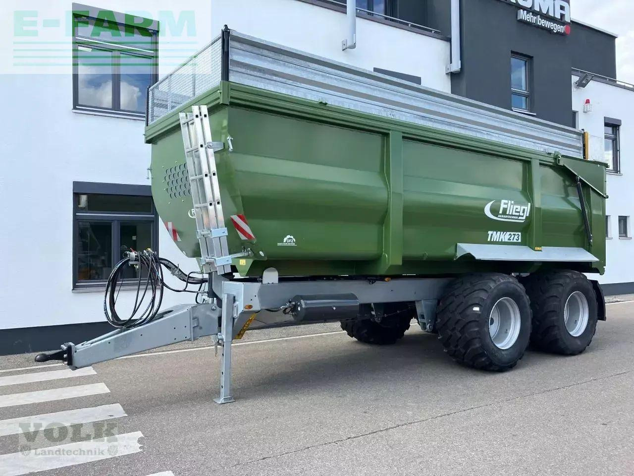 Fliegl tmk 273 fox muldenkipper - Farm tipping trailer/ Dumper: picture 1 Fliegl tmk 273 fox muldenkipper - Farm tipping trailer/ Dumper: picture 1