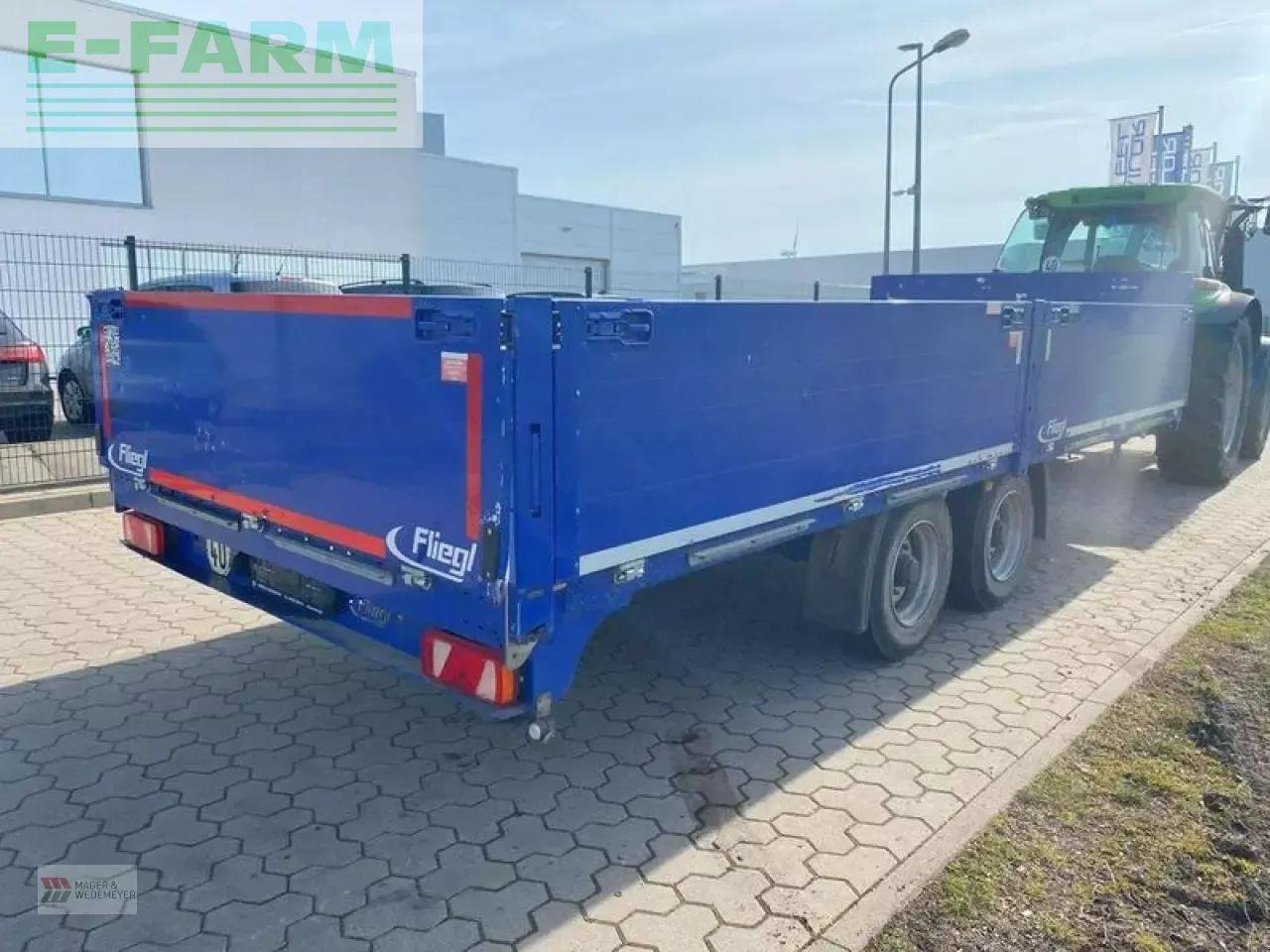 Fliegl tps 118 bau plattform anhänger - Farm tipping trailer/ Dumper: picture 4 Fliegl tps 118 bau plattform anhänger - Farm tipping trailer/ Dumper: picture 4