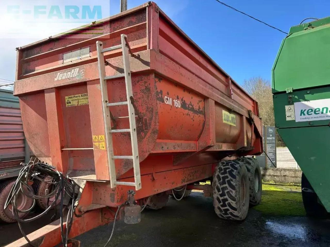 Jeantil gm160 - Farm tipping trailer/ Dumper: picture 1 Jeantil gm160 - Farm tipping trailer/ Dumper: picture 1