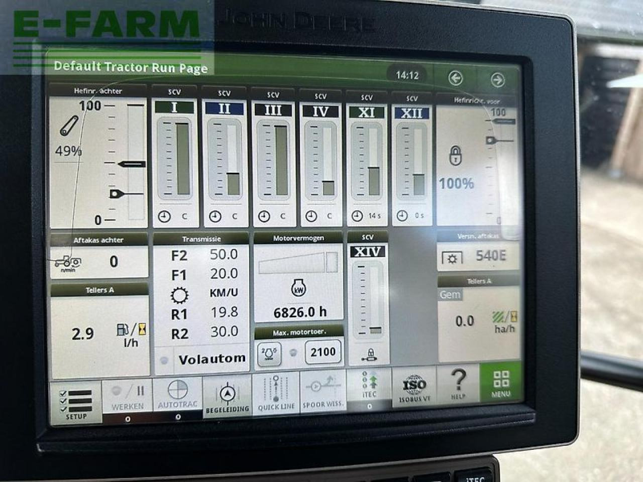 Farm tractor John Deere 6130r ap+frontlader at-ready+lucht: picture 27