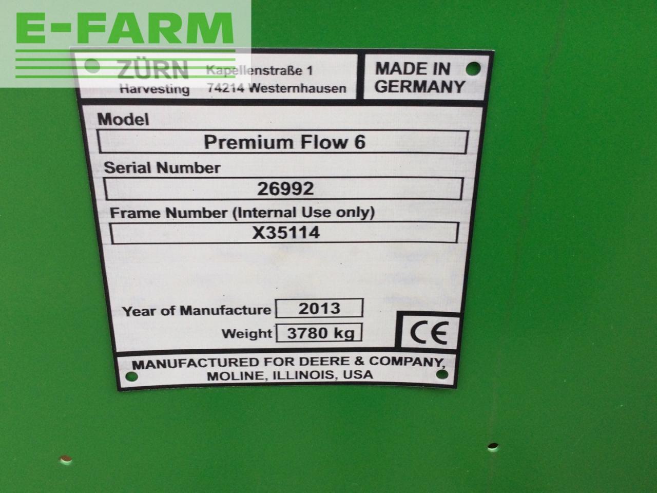 Grain header John Deere 630 Premium Flow: picture 9