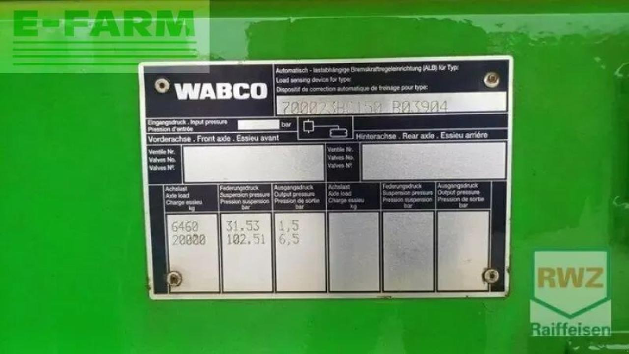 Joskin ** trans _space 7000 -23 bc 150 ** - Farm tipping trailer/ Dumper: picture 2 Joskin ** trans _space 7000 -23 bc 150 ** - Farm tipping trailer/ Dumper: picture 2