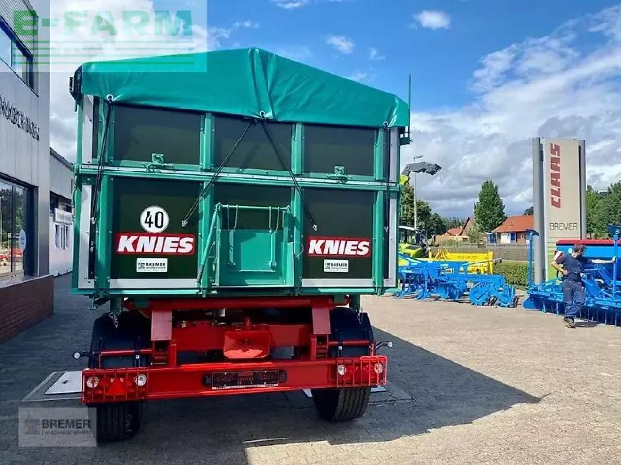 Knies kd 180 mit abdeckplane - Farm tipping trailer/ Dumper: picture 2 Knies kd 180 mit abdeckplane - Farm tipping trailer/ Dumper: picture 2