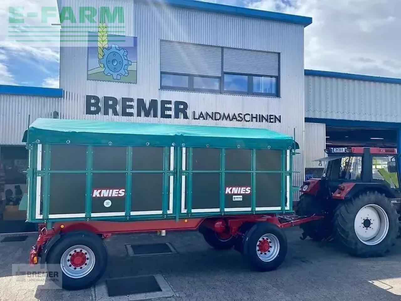 Knies kd 180 mit abdeckplane - Farm tipping trailer/ Dumper: picture 1 Knies kd 180 mit abdeckplane - Farm tipping trailer/ Dumper: picture 1