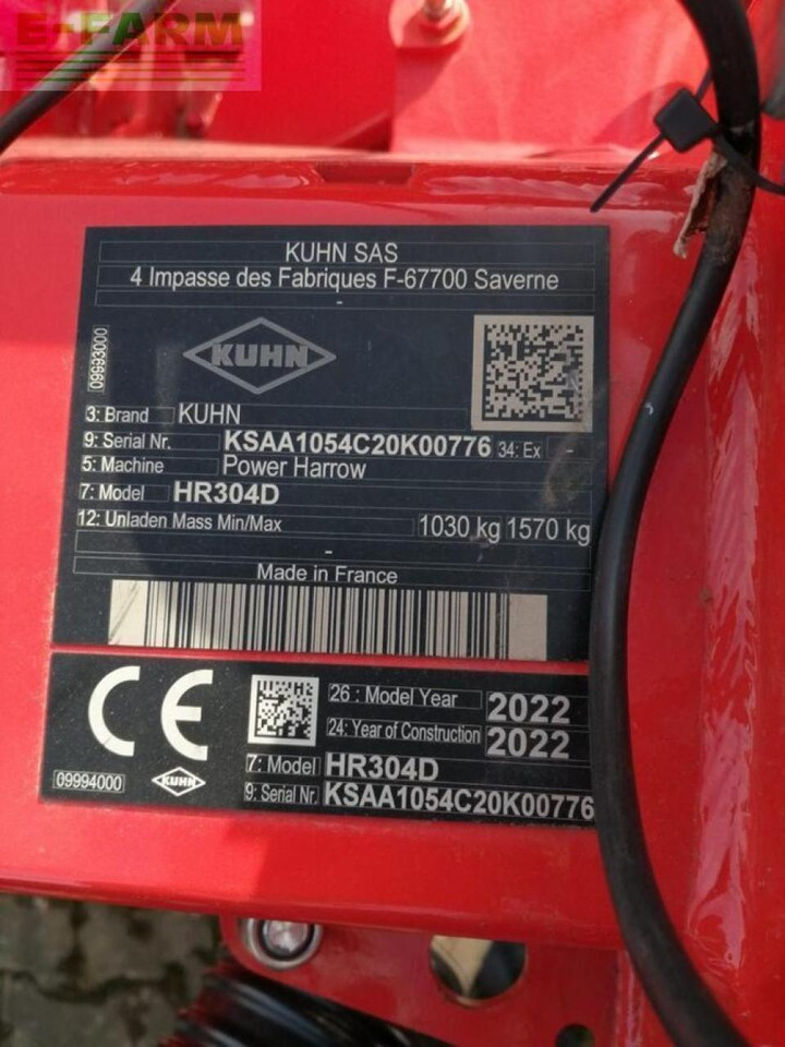 Kuhn hr304d - Disc harrow: picture 5 Kuhn hr304d - Disc harrow: picture 5