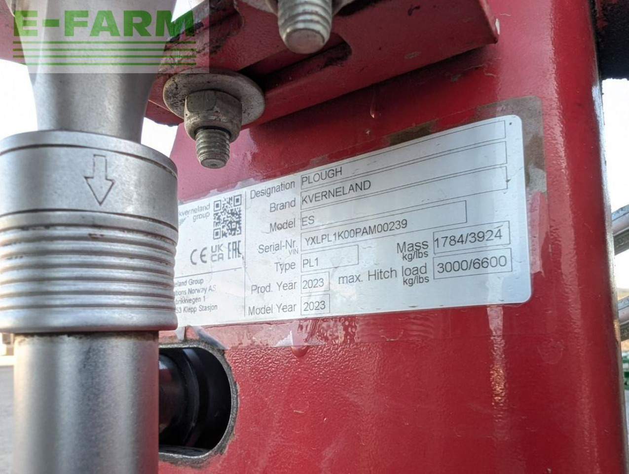 Kverneland es100 5schar streifenkörper - Plow: picture 5 Kverneland es100 5schar streifenkörper - Plow: picture 5