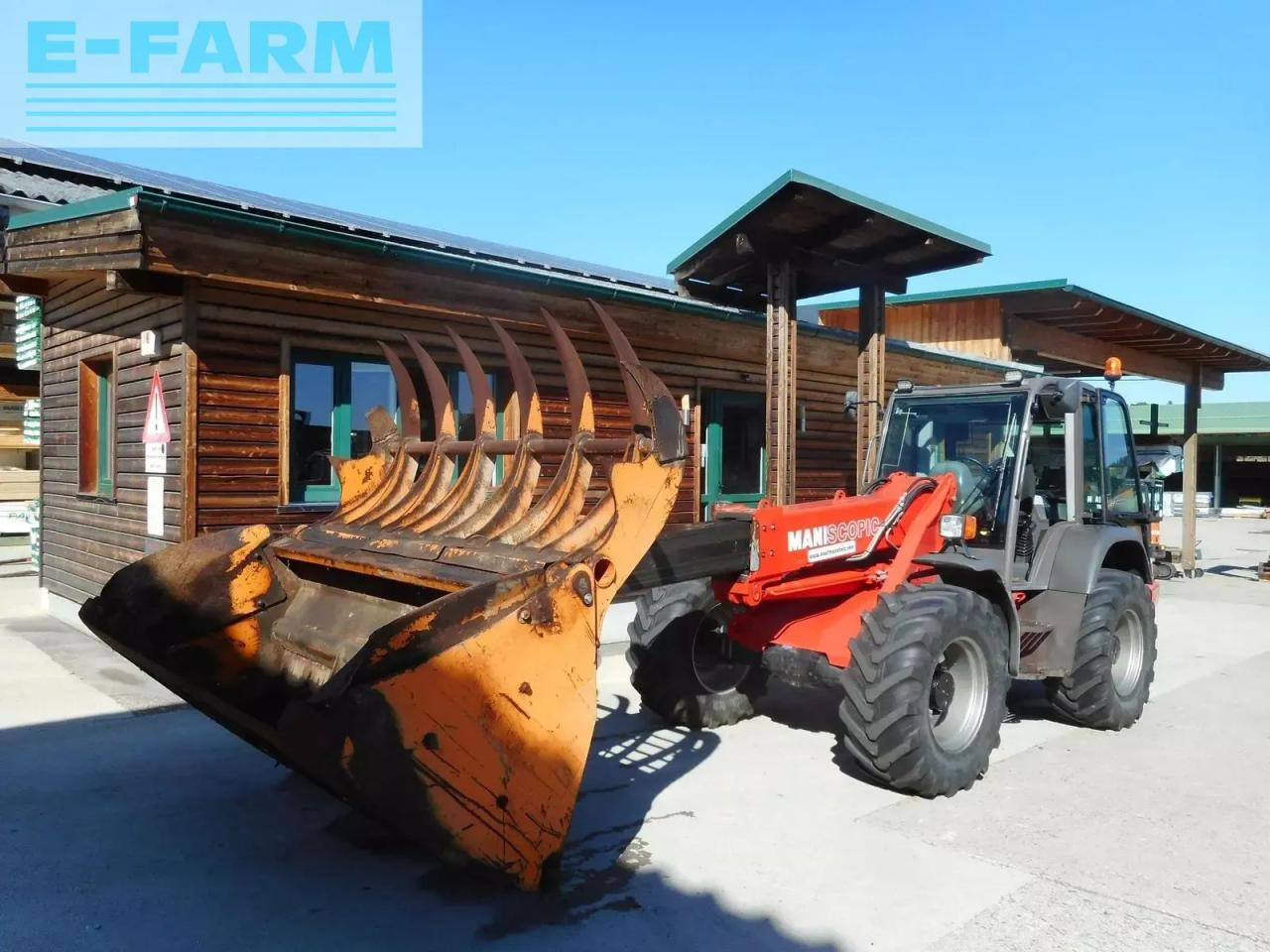 Mini excavator Manitou mla 628-120 lsu mit teleskoparm!: picture 21