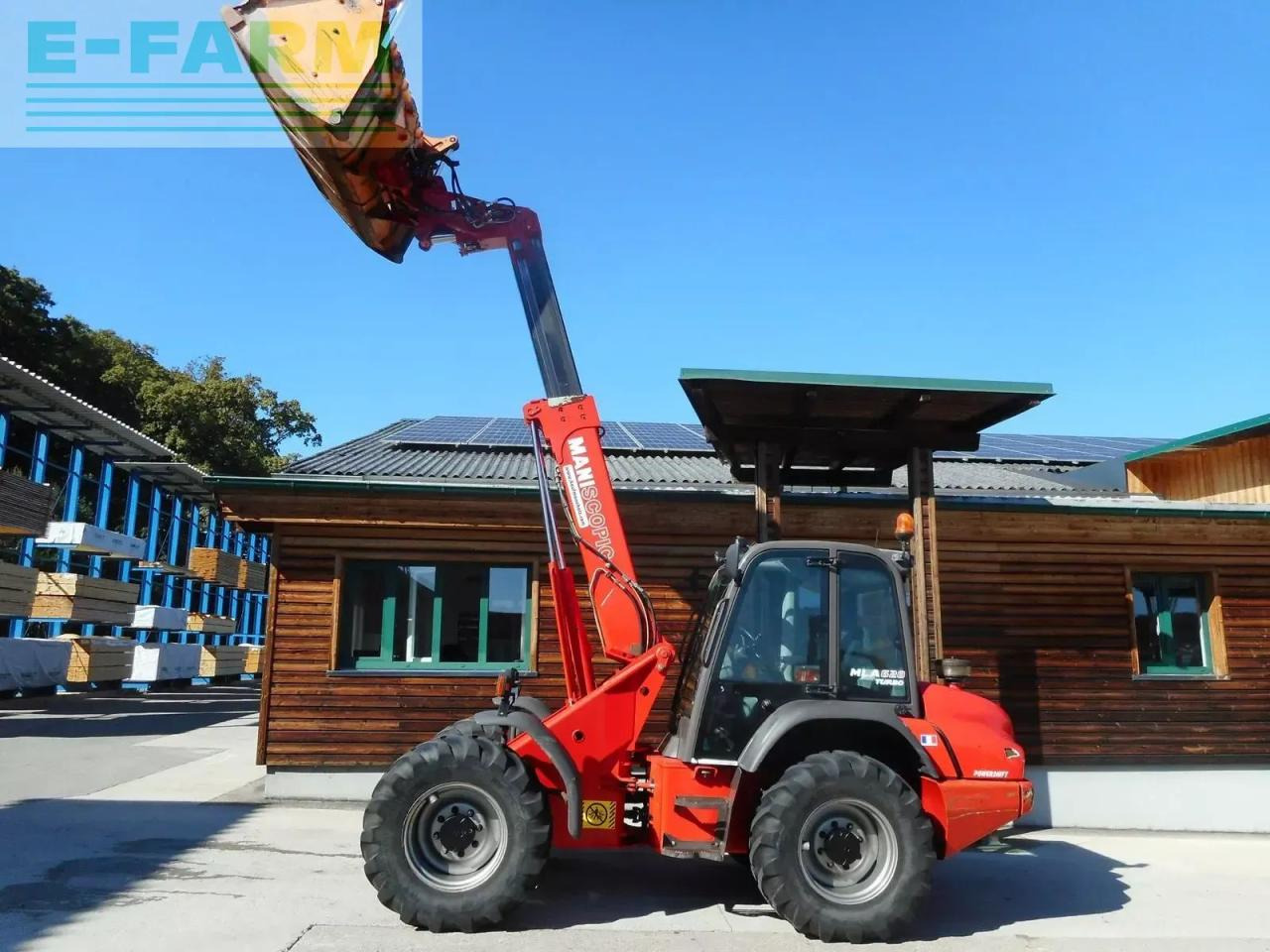 Mini excavator Manitou mla 628-120 lsu mit teleskoparm!: picture 19
