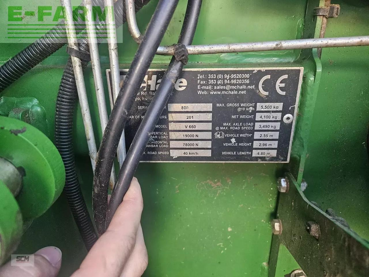 Mc Hale v 660 - Square baler: picture 5 Mc Hale v 660 - Square baler: picture 5