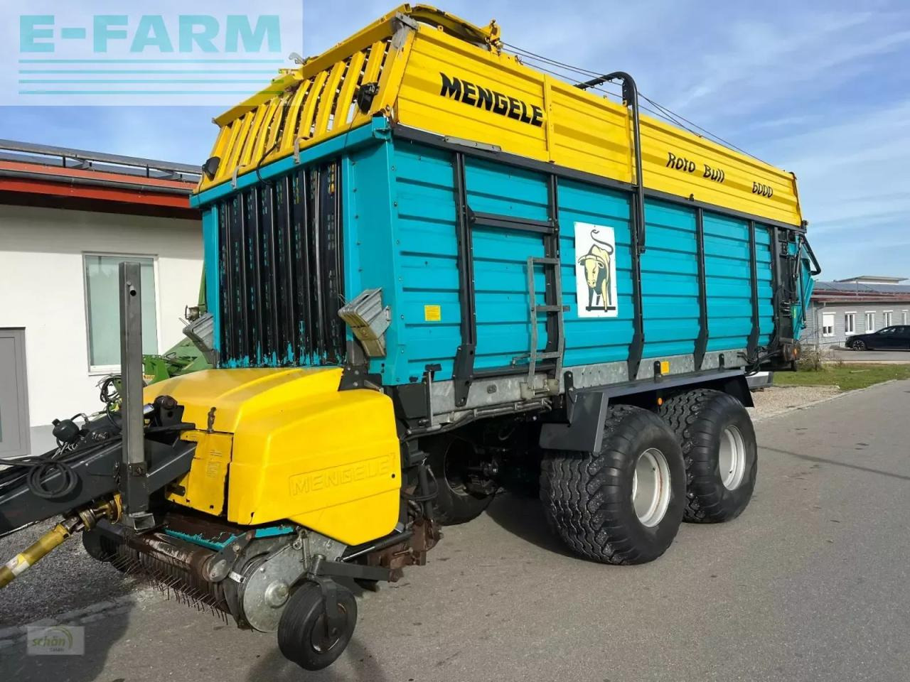 Mengele rotobull 6000/2 mit 700/45-22,5 bereifung und nachlauflenkung - Self-loading wagon: picture 1 Mengele rotobull 6000/2 mit 700/45-22,5 bereifung und nachlauflenkung - Self-loading wagon: picture 1