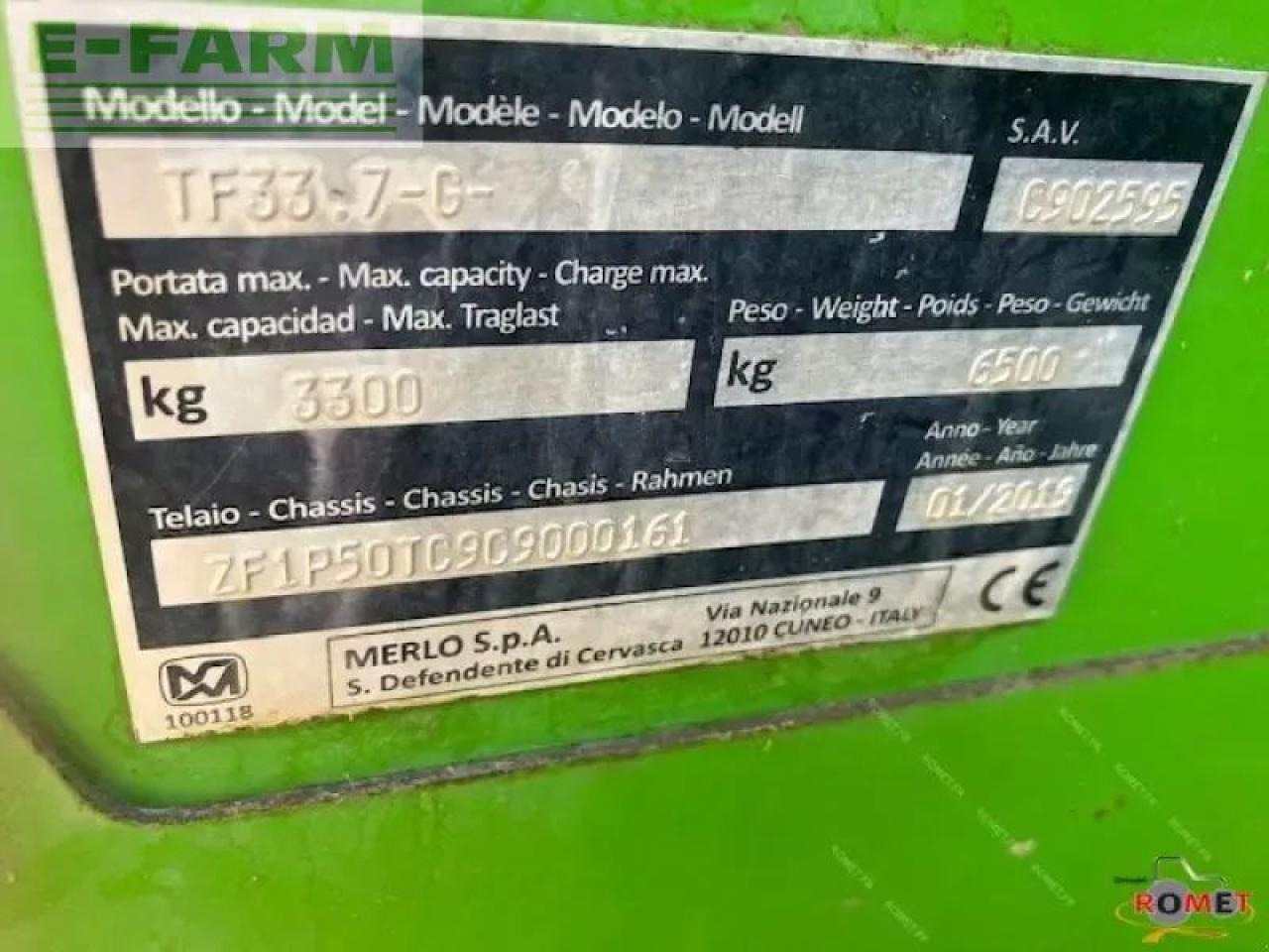 Merlo tf33-7 g - Telescopic handler: picture 5 Merlo tf33-7 g - Telescopic handler: picture 5