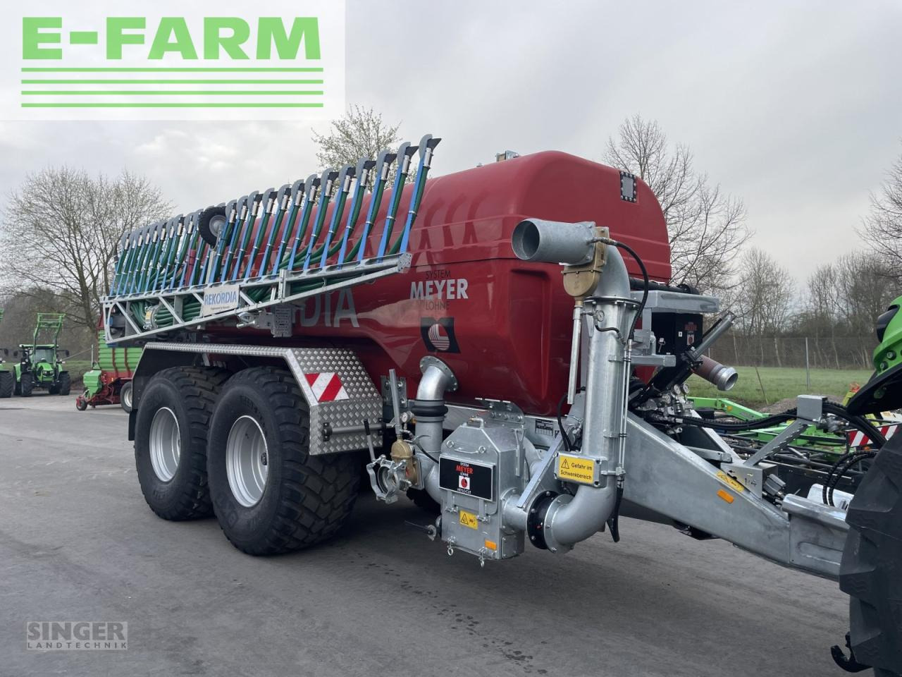 Meyer-Lohne mls 16000 mit bomech farmer 15 - Slurry tanker: picture 1 Meyer-Lohne mls 16000 mit bomech farmer 15 - Slurry tanker: picture 1