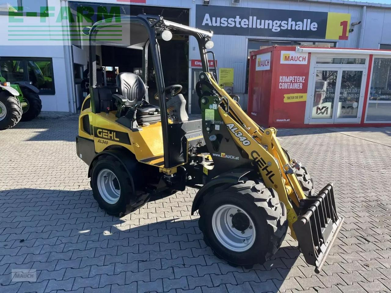 Mustang 340 mit euroaufnahme hydraulisch - Wheel loader: picture 1 Mustang 340 mit euroaufnahme hydraulisch - Wheel loader: picture 1