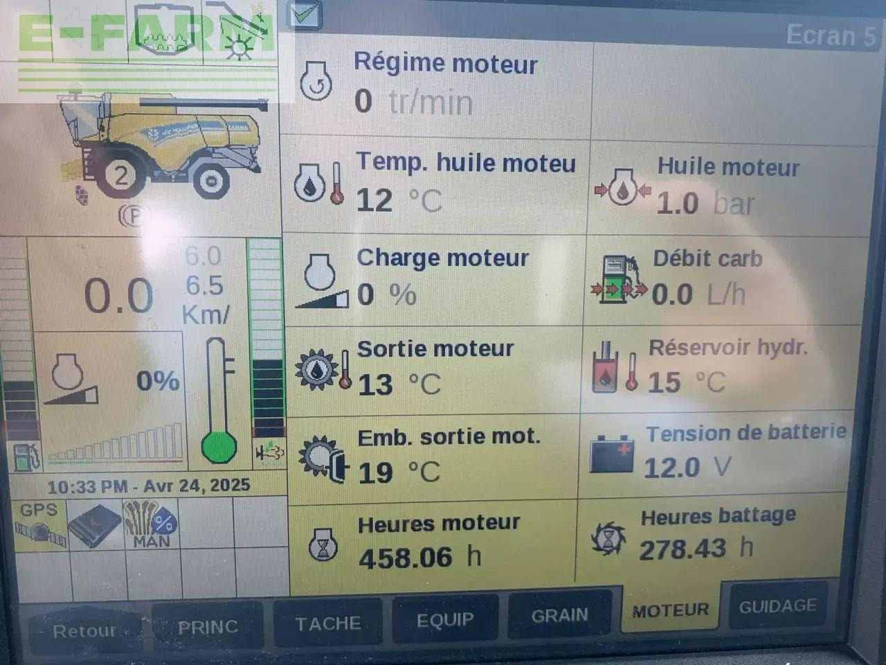 New Holland cx 8.70 - Combine harvester: picture 5 New Holland cx 8.70 - Combine harvester: picture 5