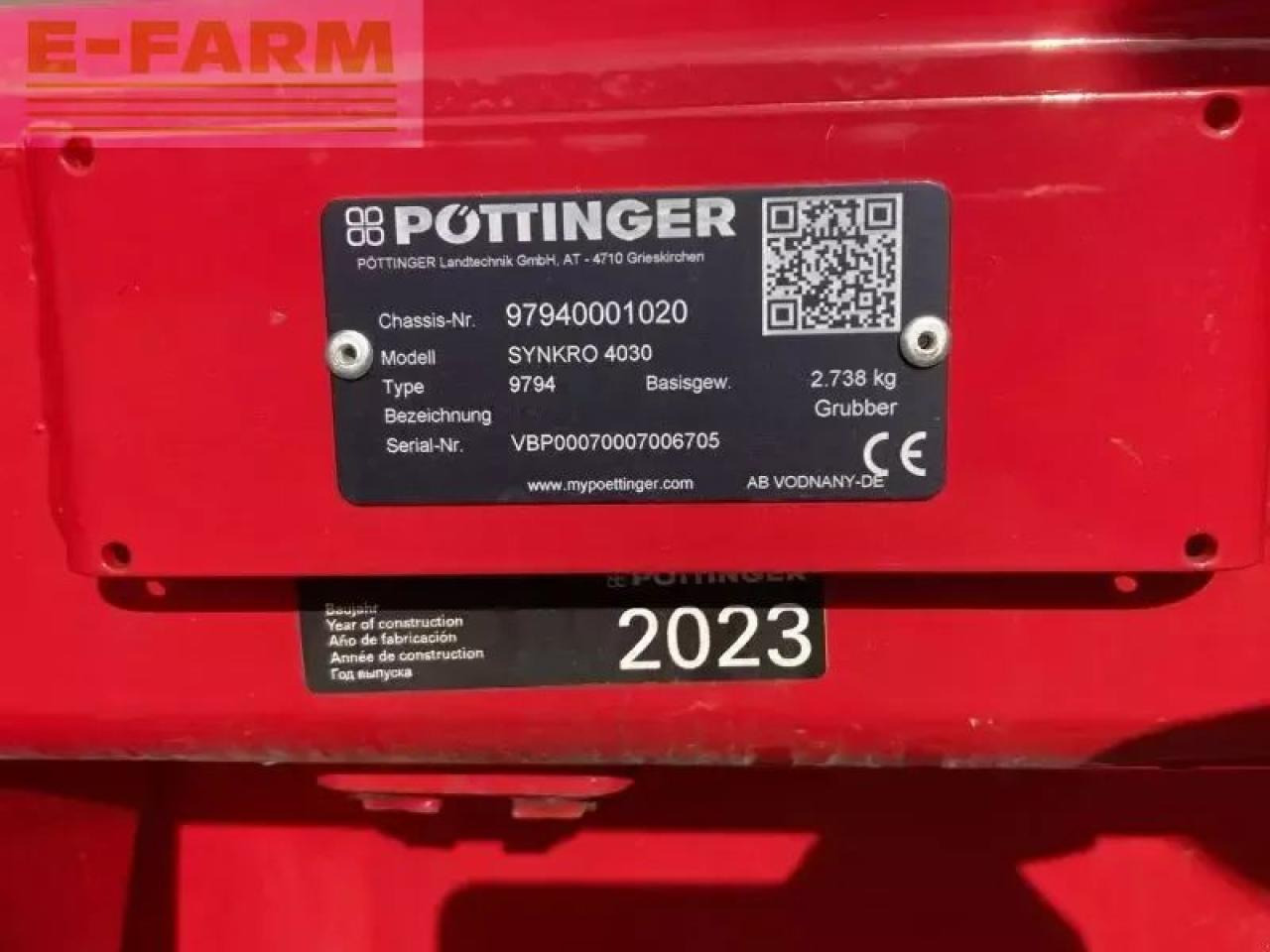 Cultivator Pöttinger synkro 4030 k: picture 7