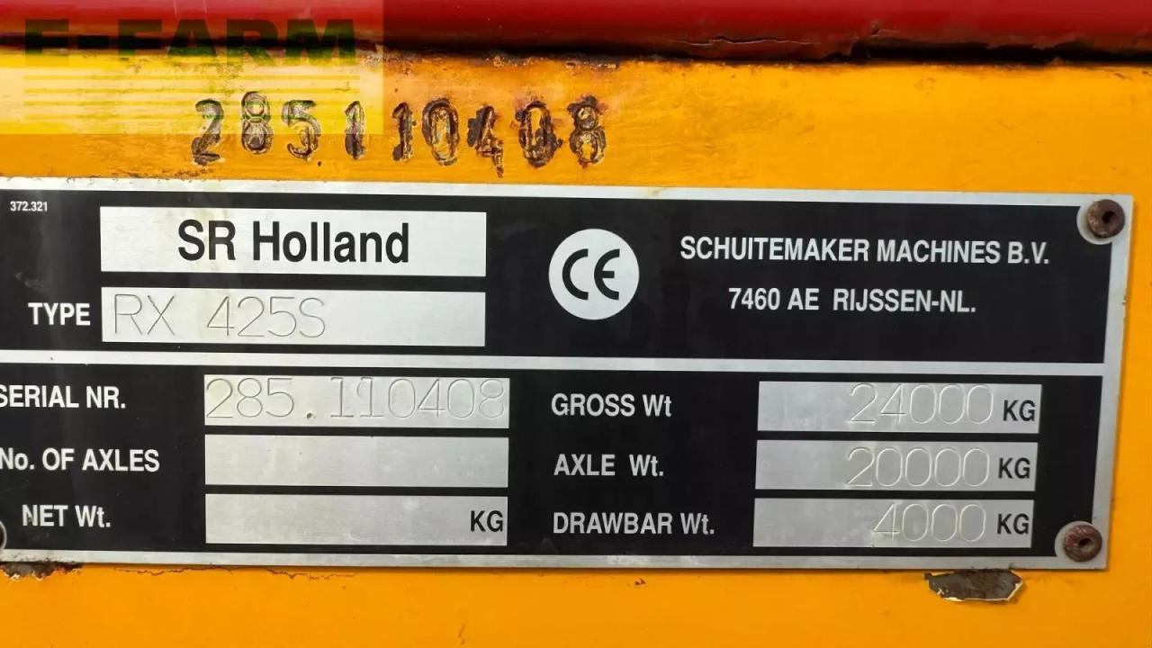 Schuitemaker SR Holland rapide 2085 - Self-loading wagon: picture 5 Schuitemaker SR Holland rapide 2085 - Self-loading wagon: picture 5