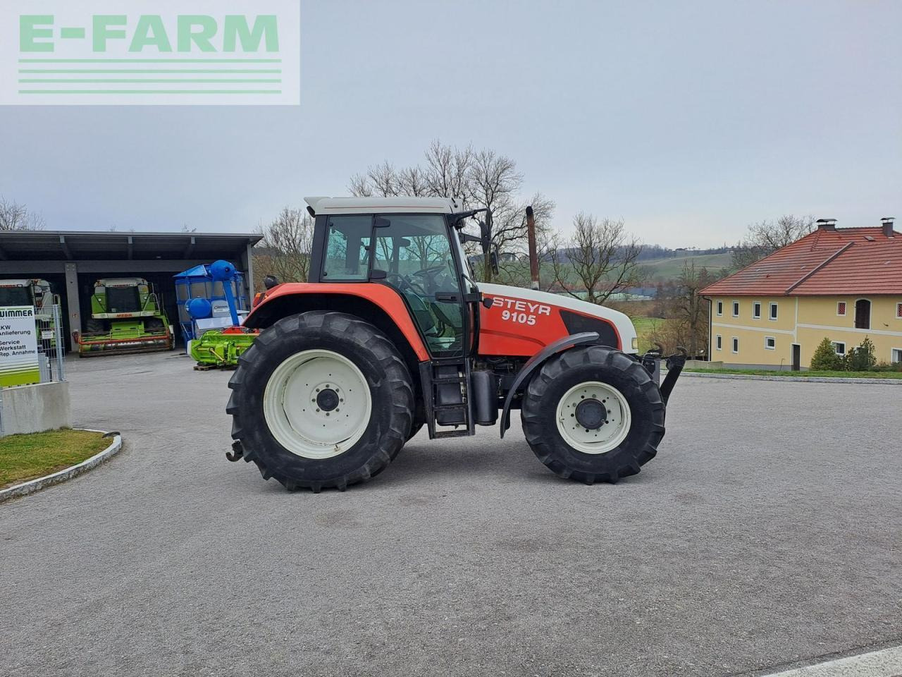 Steyr 9105 - Farm tractor: picture 3 Steyr 9105 - Farm tractor: picture 3