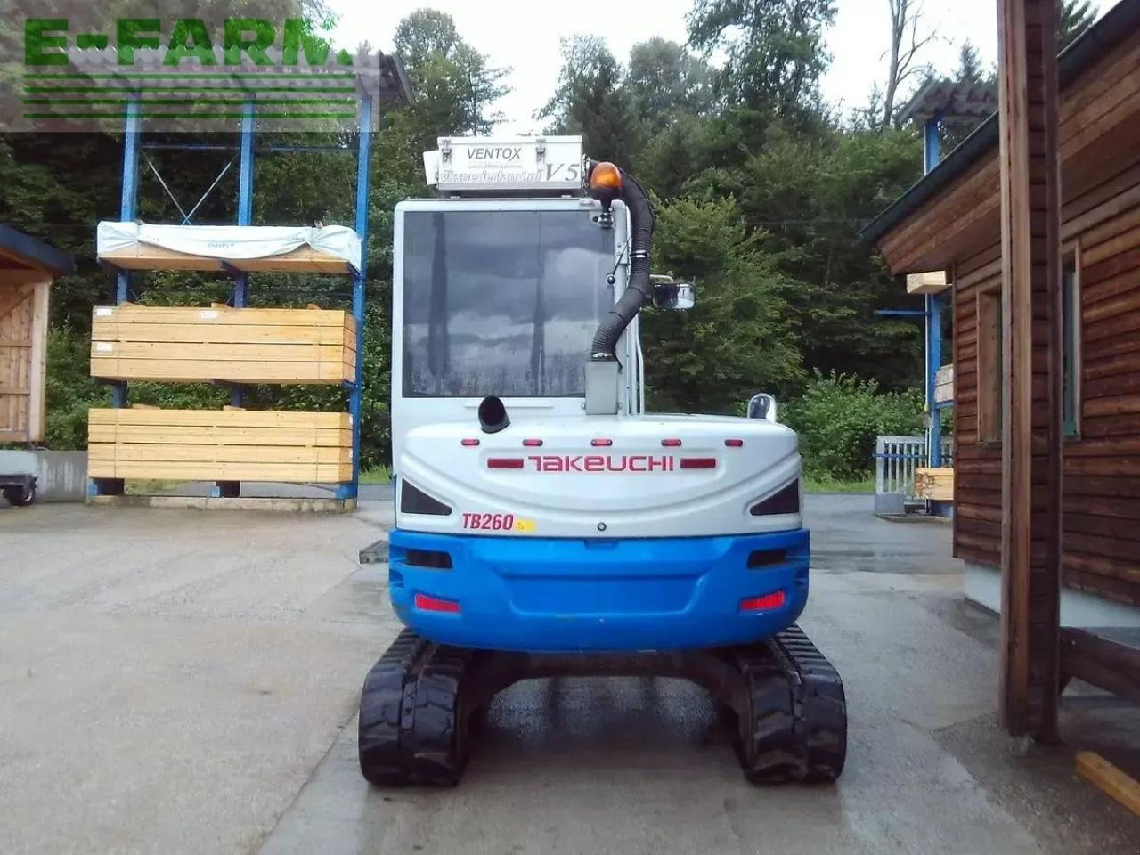 Takeuchi tb 260 ( 5.735kg ) hydr. sw + 3 löffel - Mini excavator: picture 3 Takeuchi tb 260 ( 5.735kg ) hydr. sw + 3 löffel - Mini excavator: picture 3