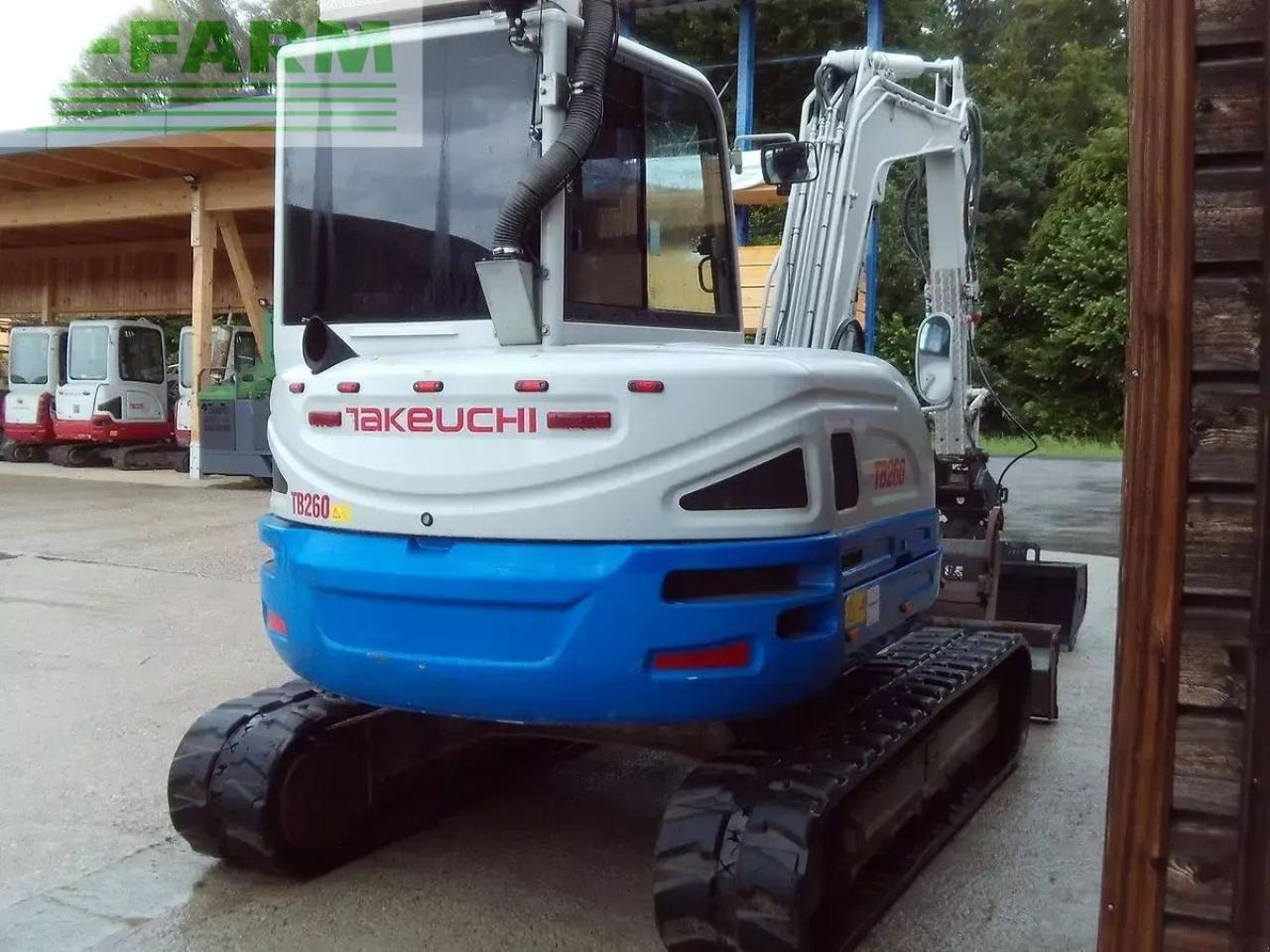 Takeuchi tb 260 ( 5.735kg ) hydr. sw + 3 löffel - Mini excavator: picture 4 Takeuchi tb 260 ( 5.735kg ) hydr. sw + 3 löffel - Mini excavator: picture 4