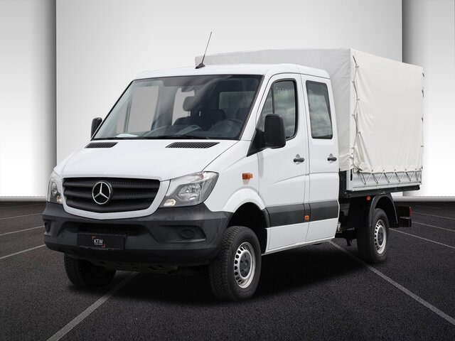 Flatbed van, Combi van MERCEDES-BENZ Sprinter 316CDI DOKA,Allrad,Klima: picture 19