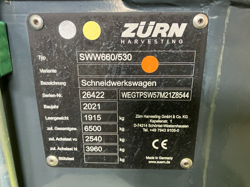 Zürn Profi-Cut 530 - Combine harvester: picture 2 Zürn Profi-Cut 530 - Combine harvester: picture 2