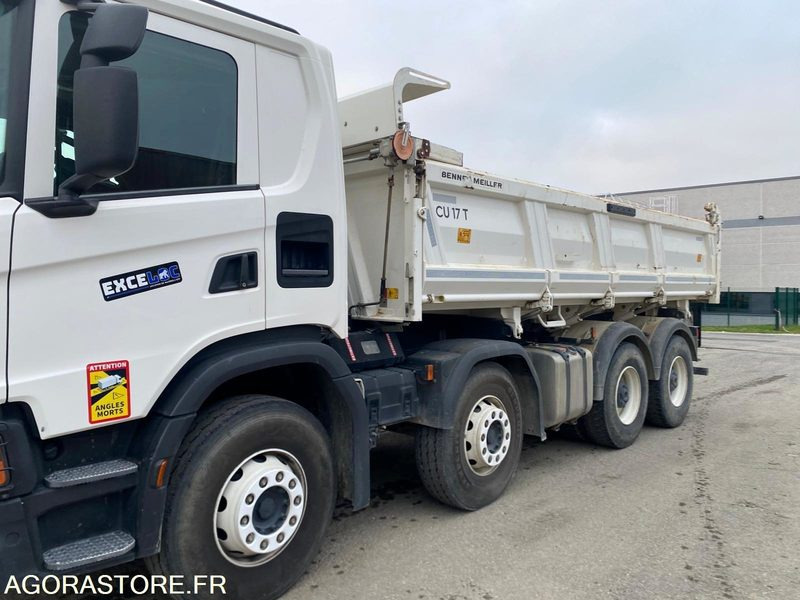 CAMION 8X4 SCANIA G410 BI-BENNE MEILLER 310 500 KM 2019 - Tipper: picture 1 CAMION 8X4 SCANIA G410 BI-BENNE MEILLER 310 500 KM 2019 - Tipper: picture 1