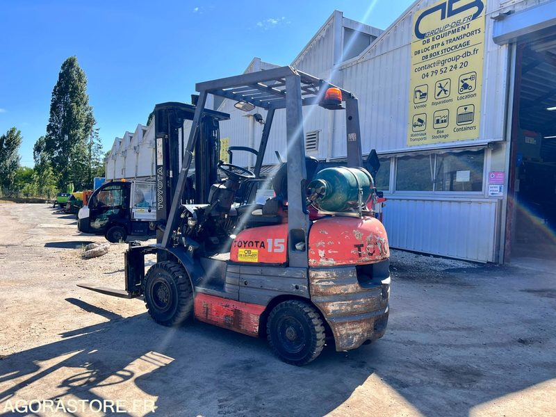 Chariot élévateur à gaz Toyota FG15 4,3m - 1,5T - Année 1994 - 10770 heures - LPG forklift: picture 2 Chariot élévateur à gaz Toyota FG15 4,3m - 1,5T - Année 1994 - 10770 heures - LPG forklift: picture 2