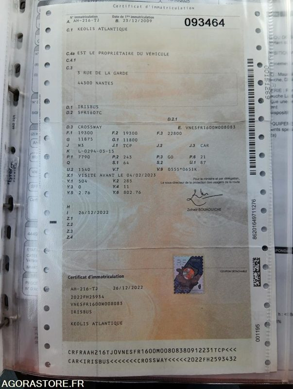 IVECO BUS CROSSWAY N°093464 - School bus: picture 4 IVECO BUS CROSSWAY N°093464 - School bus: picture 4