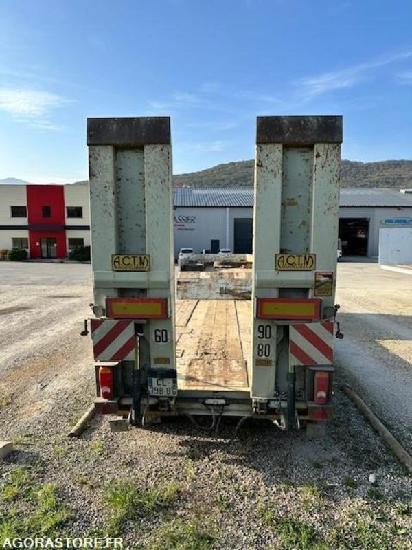 PORTE ENGINS ACTM CU23T - 2012 - Low loader trailer: picture 4 PORTE ENGINS ACTM CU23T - 2012 - Low loader trailer: picture 4