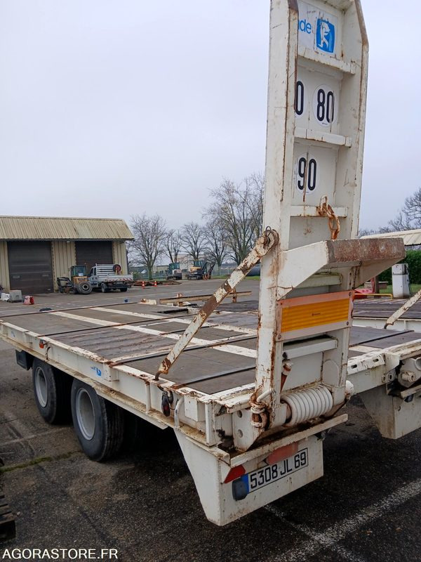REMORQUE PORTE ENGIN - Low loader trailer: picture 4 REMORQUE PORTE ENGIN - Low loader trailer: picture 4