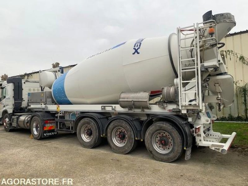 SEMI REMORQUE DEBUF TOUPIE ELECTRIQUE BM12-39-3ZET - Concrete mixer semi-trailer: picture 1 SEMI REMORQUE DEBUF TOUPIE ELECTRIQUE BM12-39-3ZET - Concrete mixer semi-trailer: picture 1