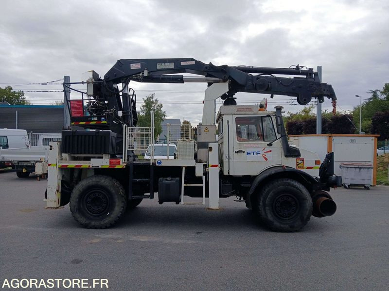 Mercedes-Benz Unimog Rail/Route benne grue - 1989/ 66131KM - Truck: picture 4 Mercedes-Benz Unimog Rail/Route benne grue - 1989/ 66131KM - Truck: picture 4