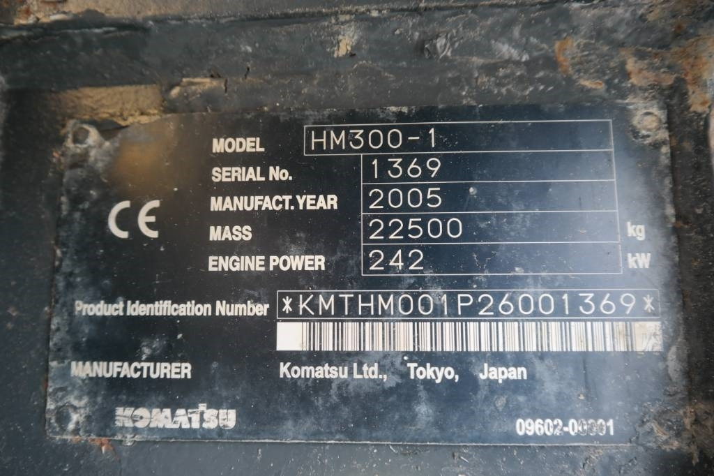 Articulated dumper Komatsu HM 300-2: picture 19 Articulated dumper Komatsu HM 300-2: picture 19