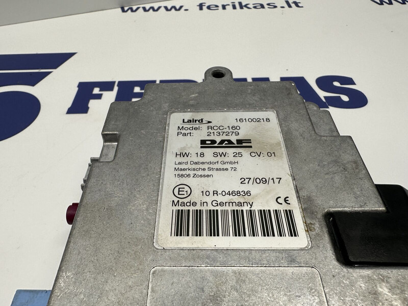 DAF telephone interface control unit - ECU for Truck: picture 5 DAF telephone interface control unit - ECU for Truck: picture 5