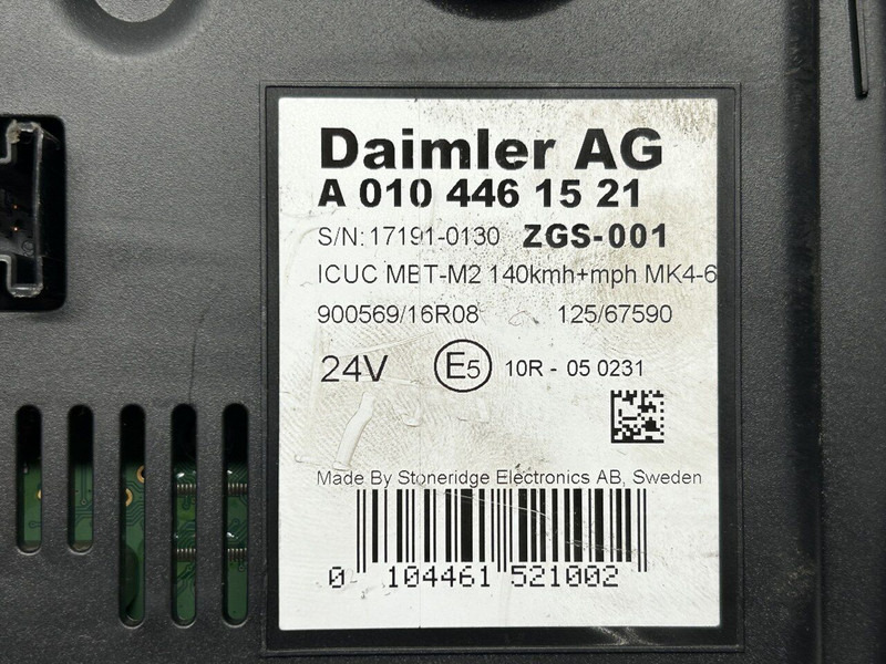 Mercedes-Benz UK version - Dashboard for Truck: picture 4 Mercedes-Benz UK version - Dashboard for Truck: picture 4