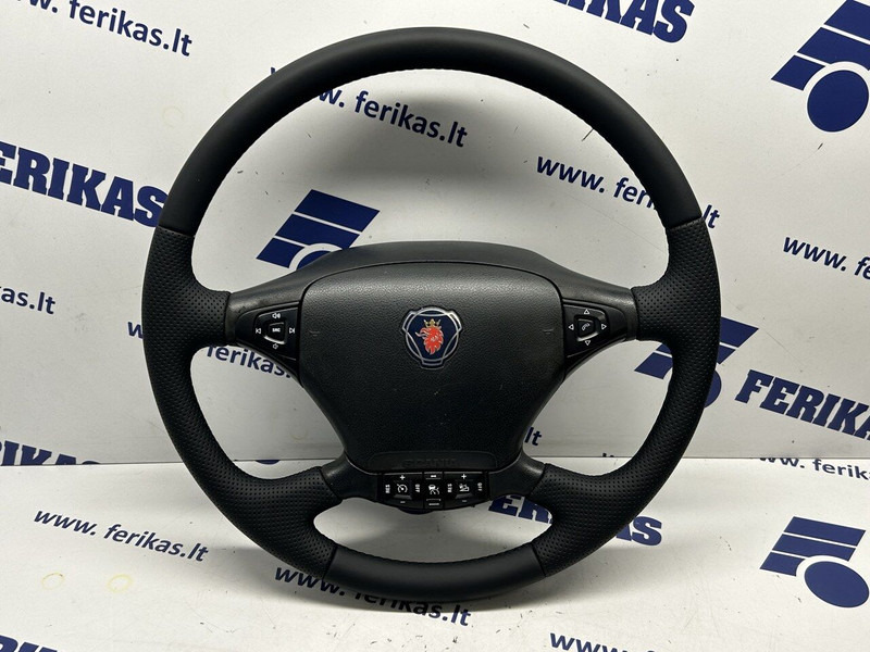 Scania restored, new leather - Steering wheel for Truck: picture 1 Scania restored, new leather - Steering wheel for Truck: picture 1