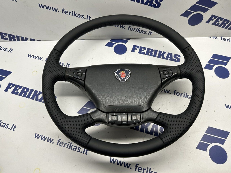 Scania restored, new leather - Steering wheel for Truck: picture 3 Scania restored, new leather - Steering wheel for Truck: picture 3