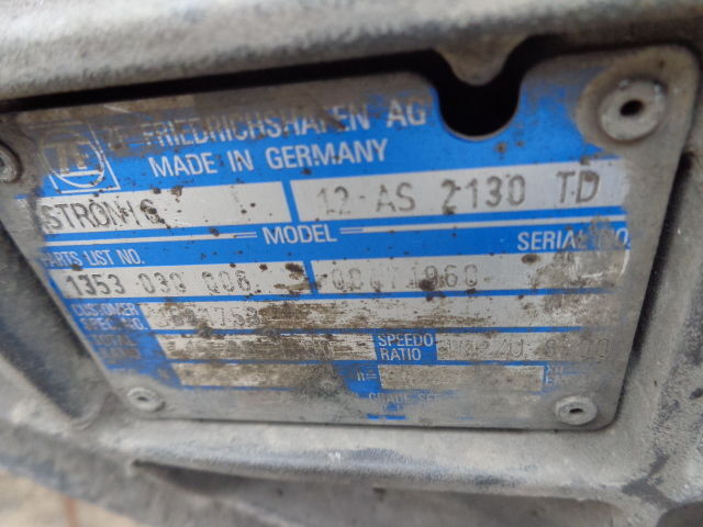Gearbox for Truck ZF complete gearbox 12AS2130TD: picture 6 Gearbox for Truck ZF complete gearbox 12AS2130TD: picture 6