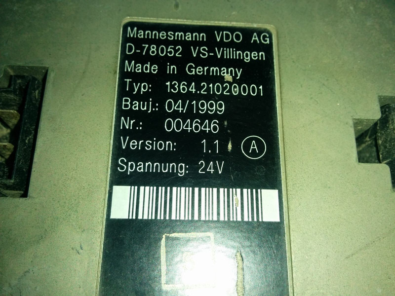 Neoplan MUX2-B - ECU: picture 2 Neoplan MUX2-B - ECU: picture 2