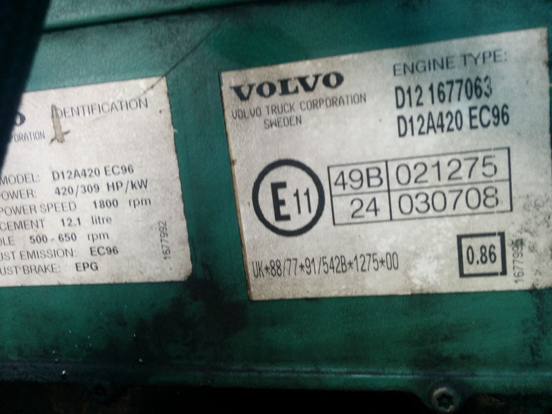 ECU Volvo B12m: picture 10 ECU Volvo B12m: picture 10