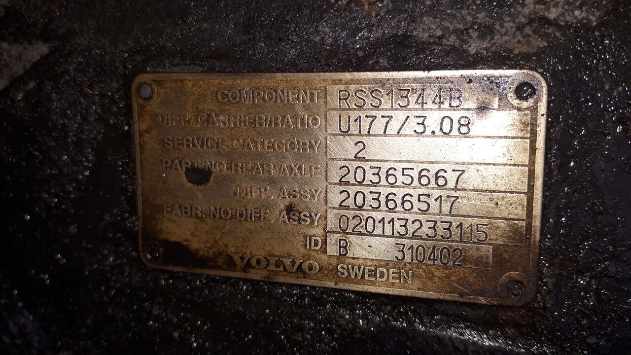 Volvo MS17X.- 2.85/ 3.08 .\5.29\ 5.63. Volvo FH12\ FH-13 truck - Differential gear for Truck: picture 2 Volvo MS17X.- 2.85/ 3.08 .\5.29\ 5.63. Volvo FH12\ FH-13 truck - Differential gear for Truck: picture 2